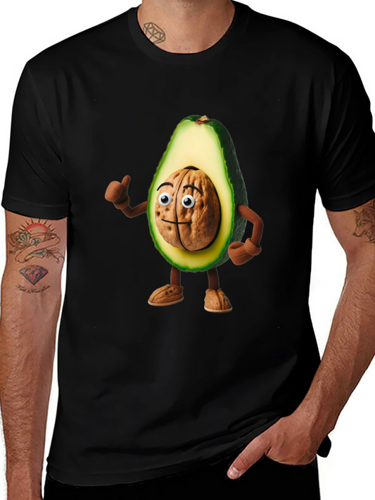 Avocado Brain Funny Graphic T-Shirt