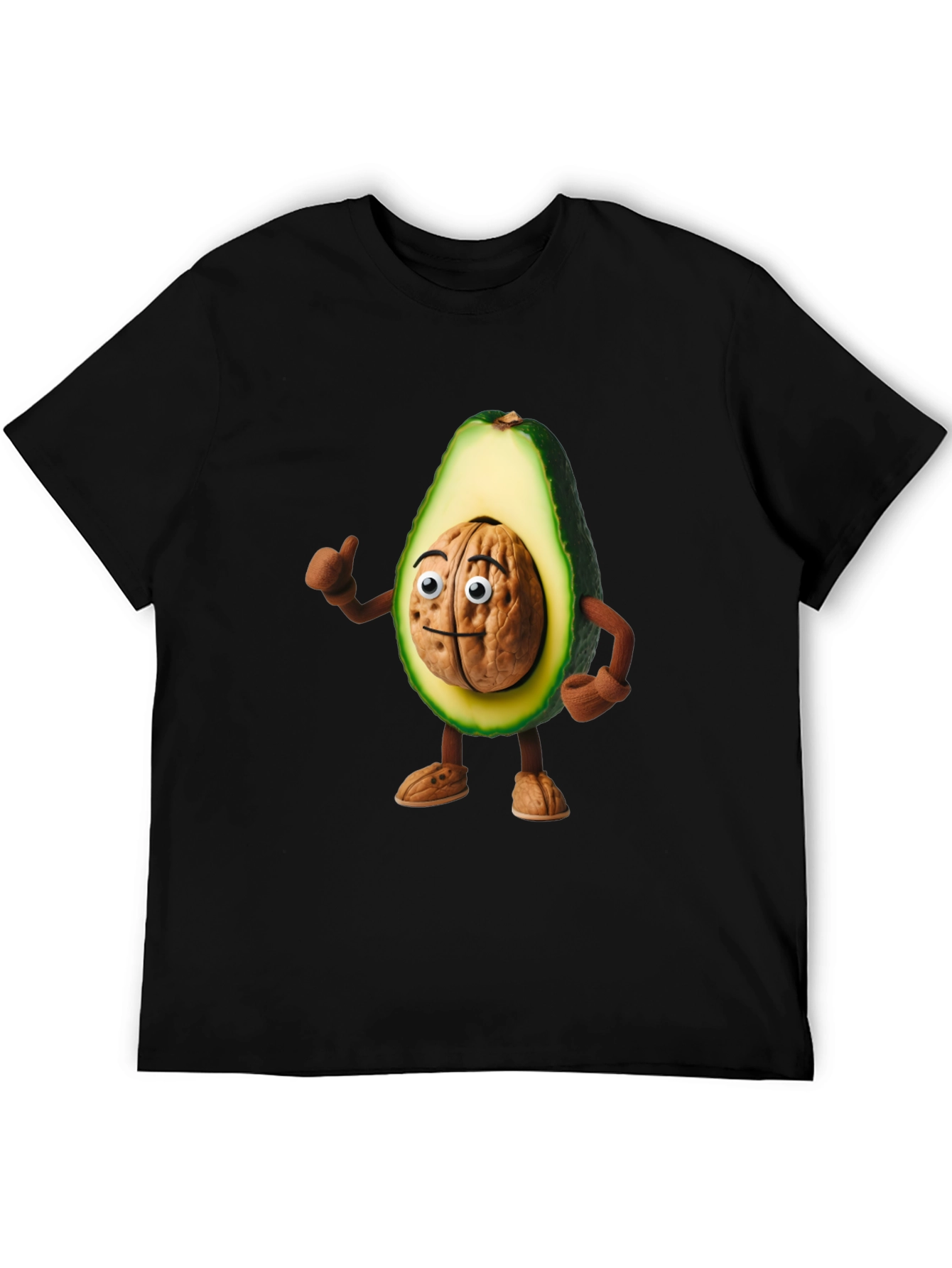 Avocado Brain Funny Graphic T-Shirt