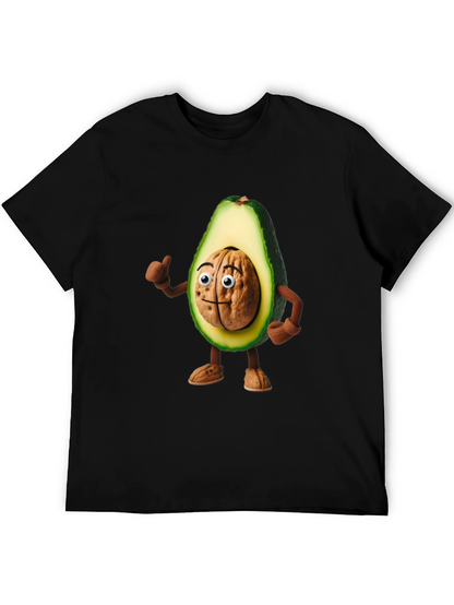 Avocado Brain Funny Graphic T-Shirt