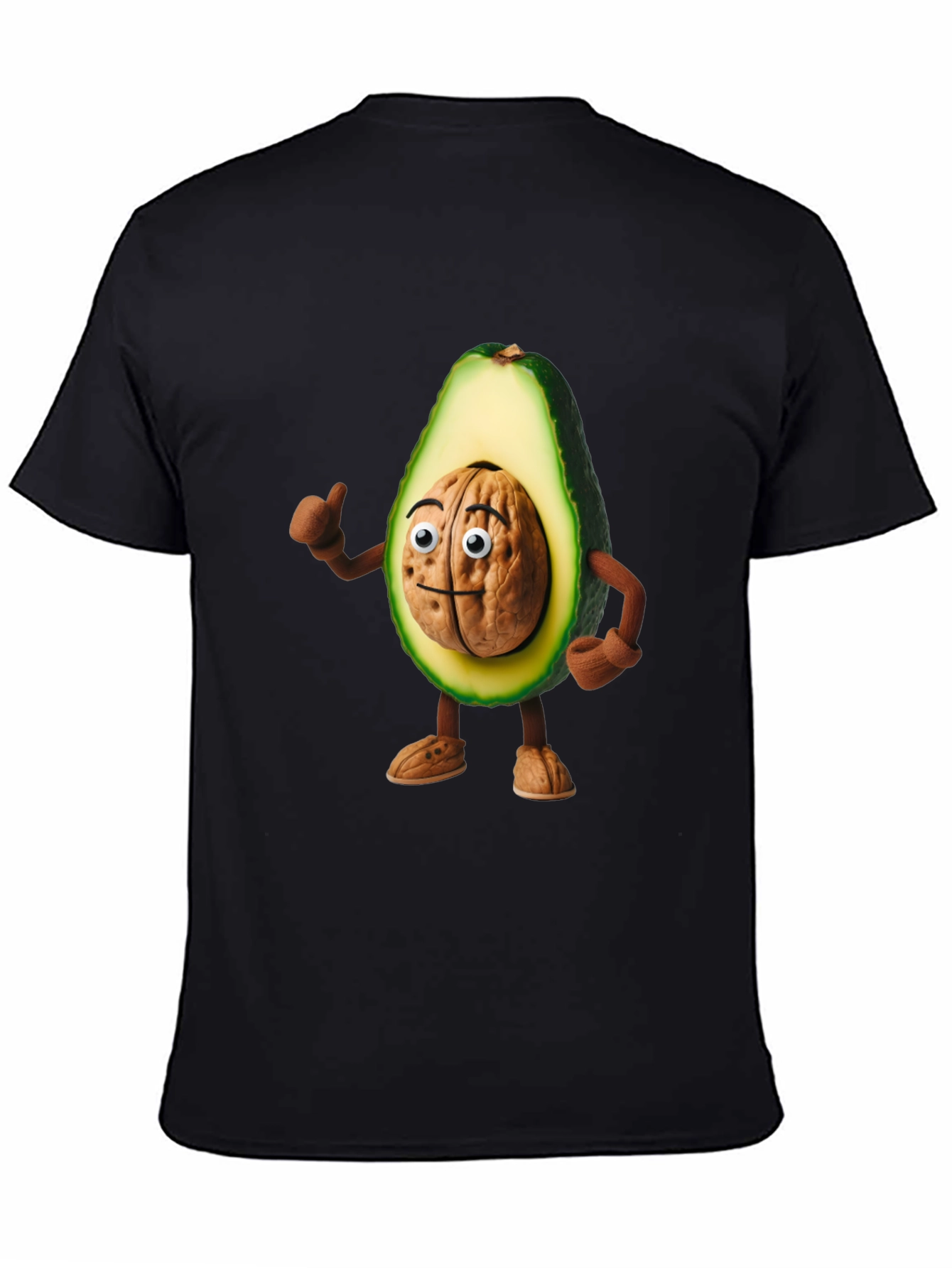 Avocado Brain Funny Graphic T-Shirt