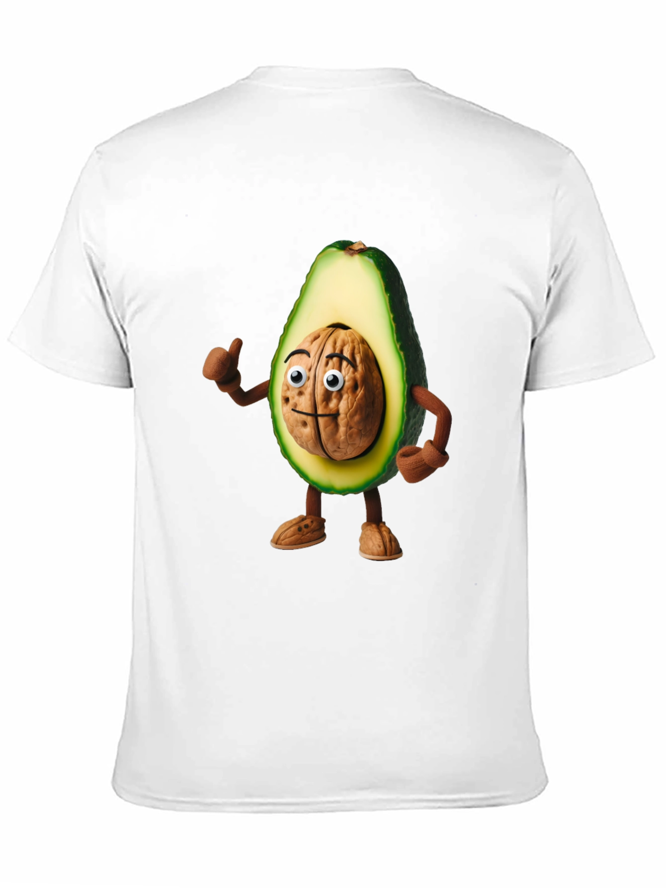 Avocado Brain Funny Graphic T-Shirt