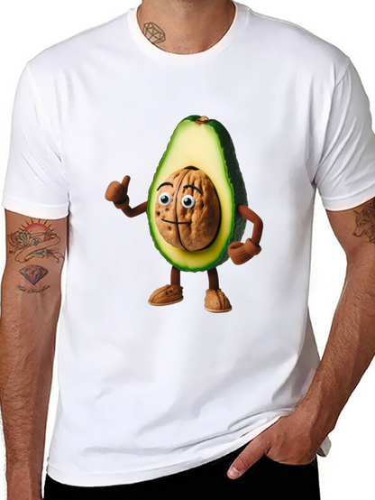 Avocado Brain Funny Graphic T-Shirt