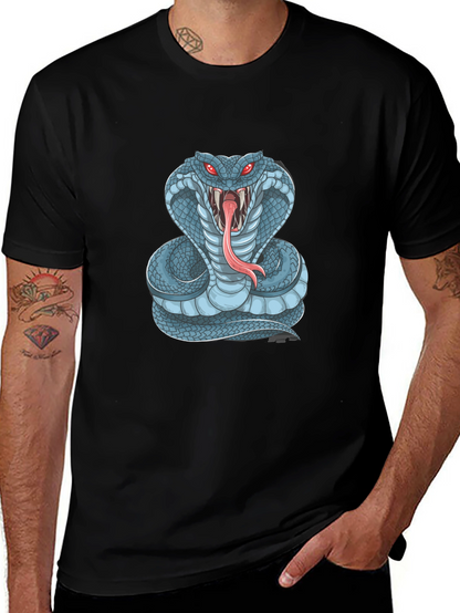 Cobra Graphic Tee - Mens Black T-Shirt