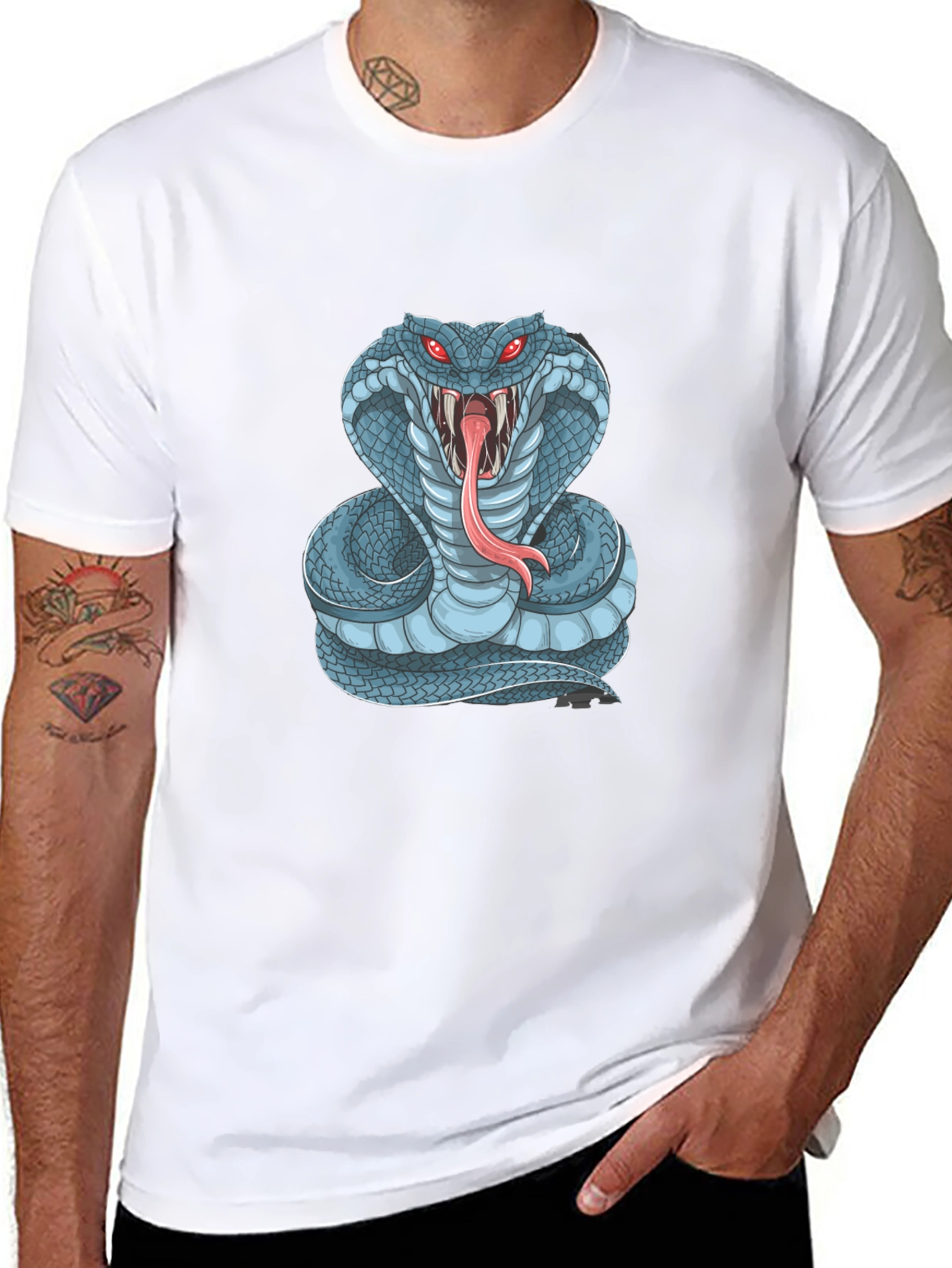 Cobra Graphic Tee - Mens Black T-Shirt