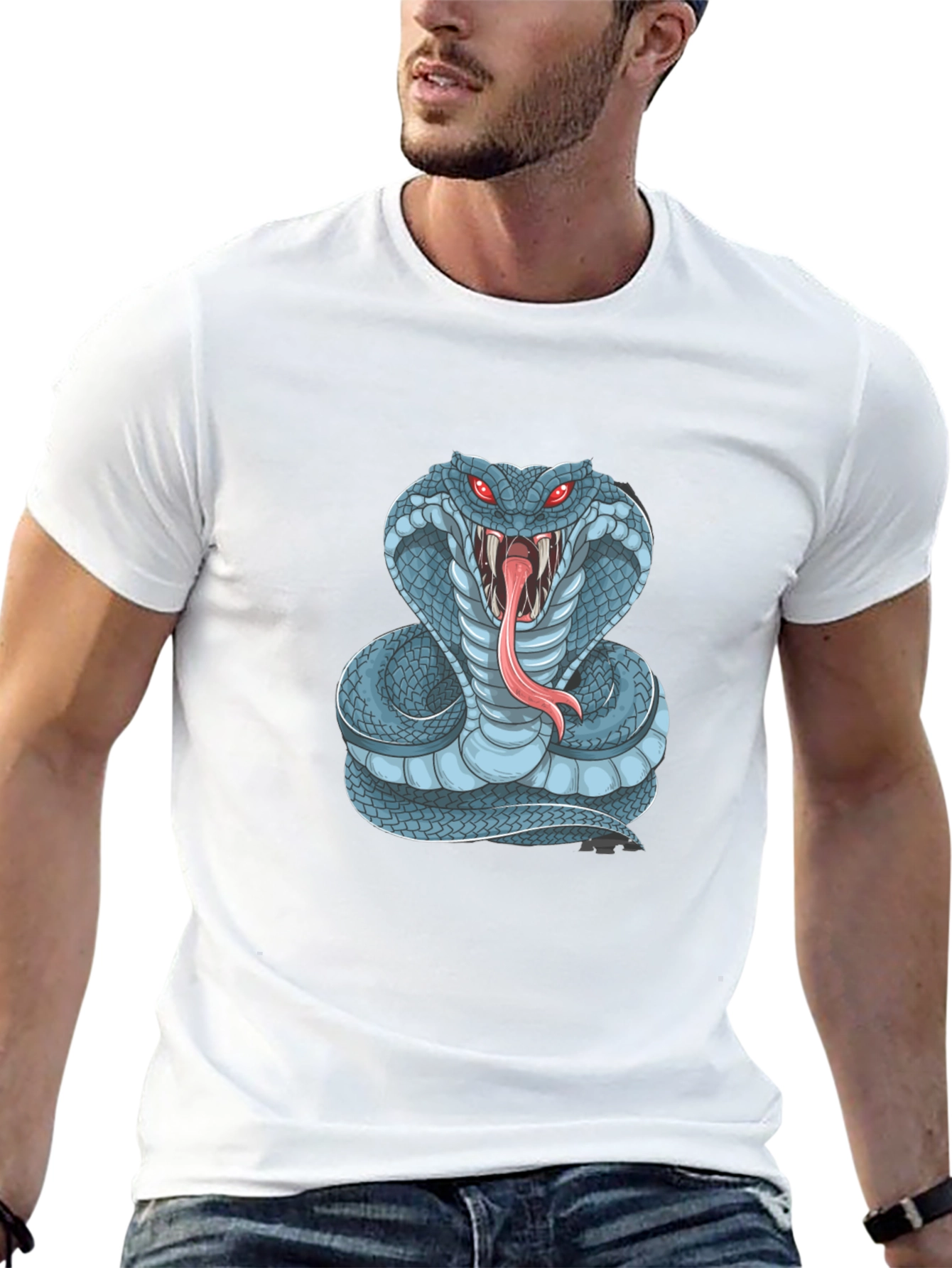 Cobra Graphic Tee - Mens Black T-Shirt