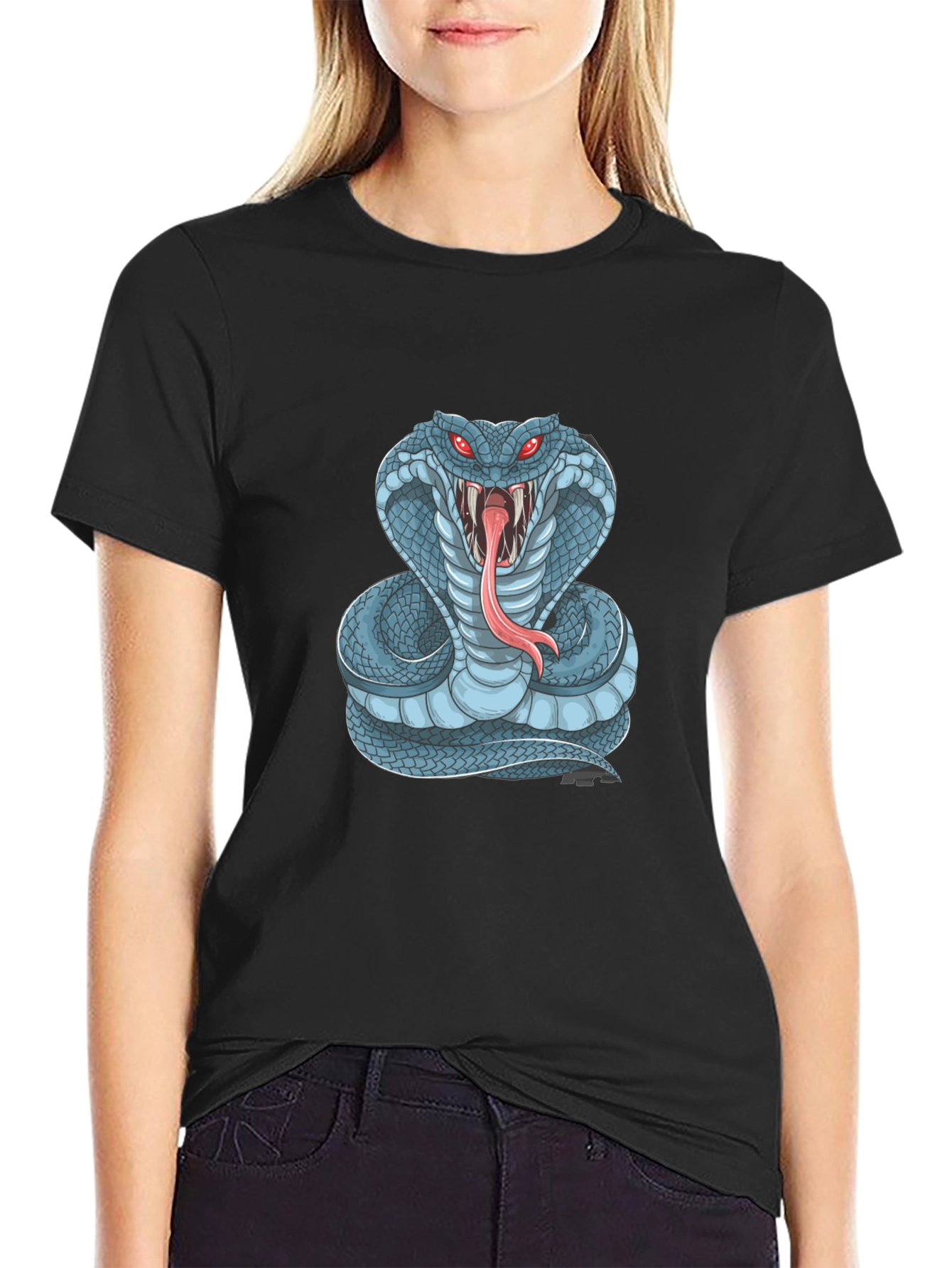 Cobra Graphic Tee - Mens Black T-Shirt