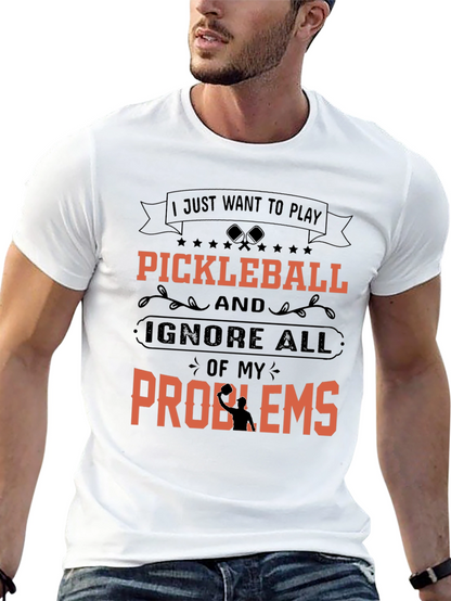 Pickleball Player Graphic Tee
