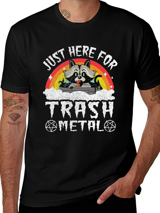 Trash Metal Raccoon T-Shirt