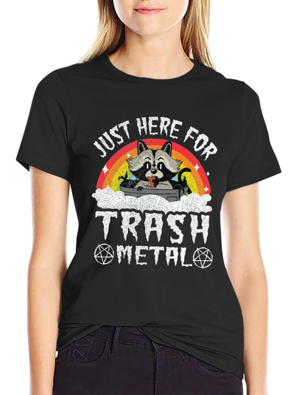 Trash Metal Raccoon T-Shirt