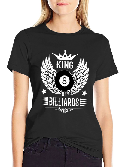 King of Billiards Graphic T-Shirt - Black