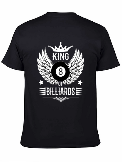 King of Billiards Graphic T-Shirt - Black