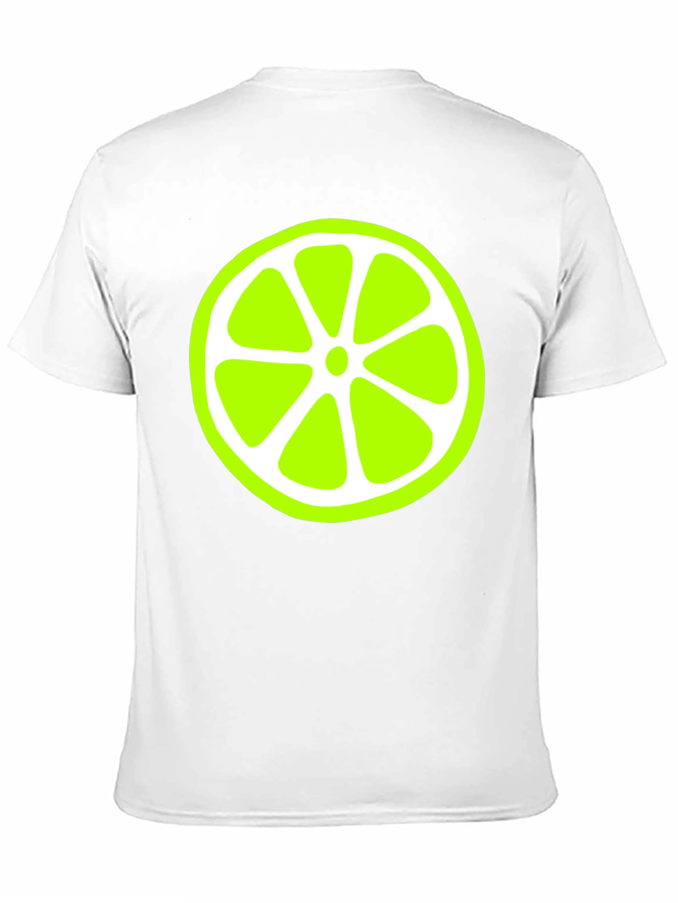 Lime Slice Graphic Black T-Shirt