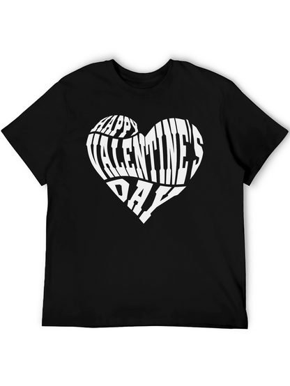 Happy Valentines Day Heart Graphic T-Shirt