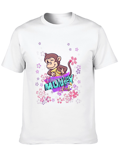 Happy Monkey Day Graphic T-Shirt