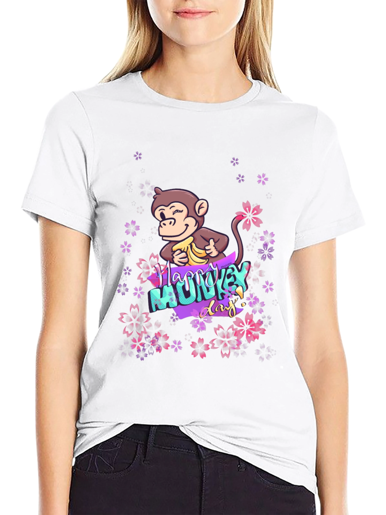 Happy Monkey Day Graphic T-Shirt