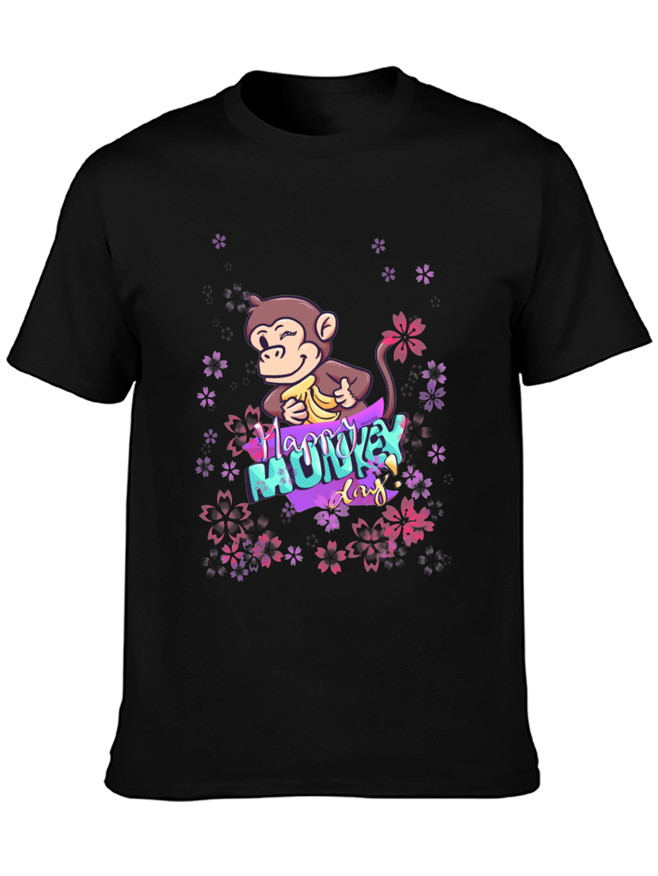 Happy Monkey Day Graphic T-Shirt