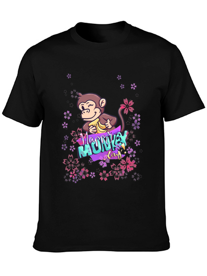 Happy Monkey Day Graphic T-Shirt