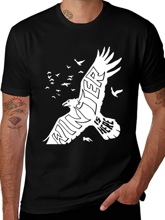 Winter is Here Graphic Black Tee