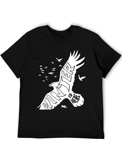 Winter is Here Graphic Black Tee