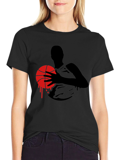Basketball Silhouette Graphic Tee