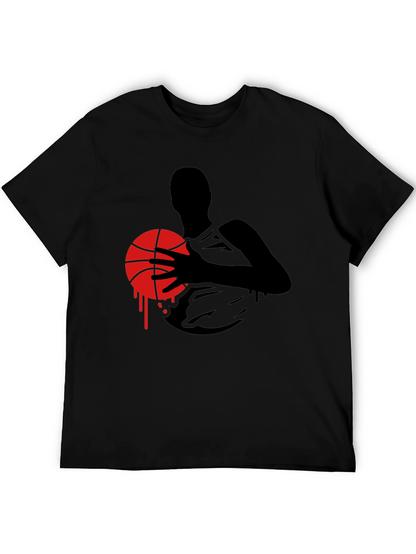 Basketball Silhouette Graphic Tee