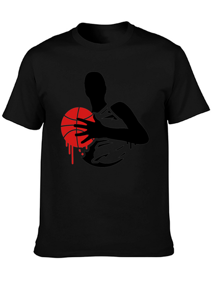 Basketball Silhouette Graphic Tee