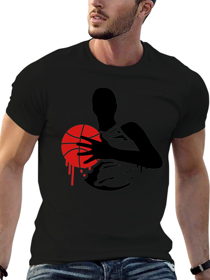 Basketball Silhouette Graphic Tee