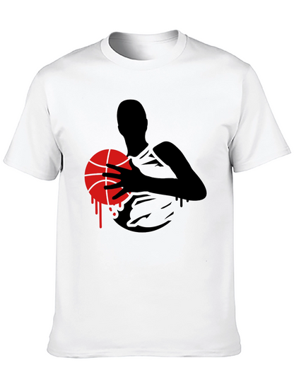Basketball Silhouette Graphic Tee