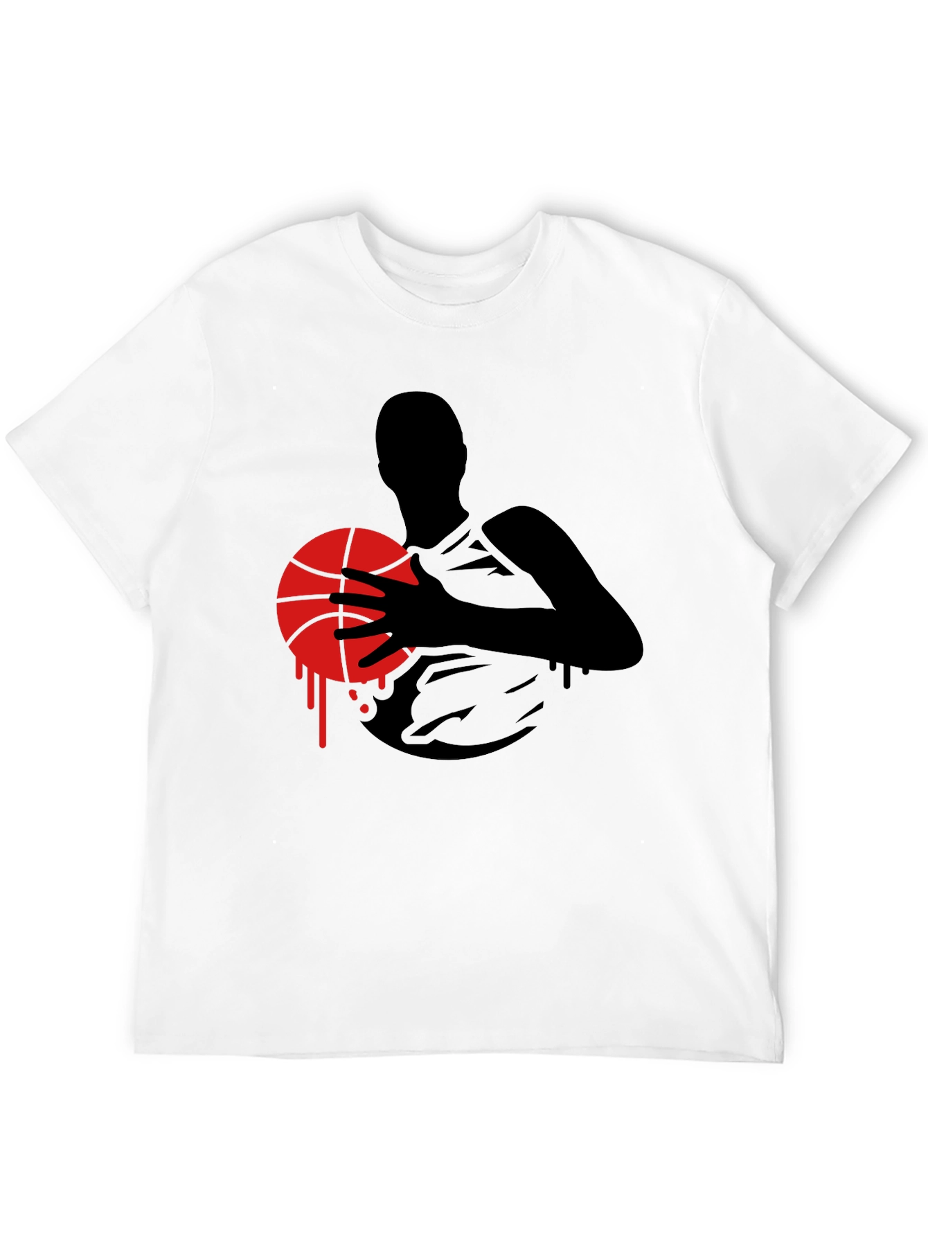 Basketball Silhouette Graphic Tee