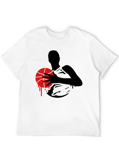 Basketball Silhouette Graphic Tee
