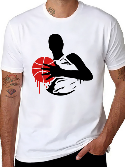 Basketball Silhouette Graphic Tee