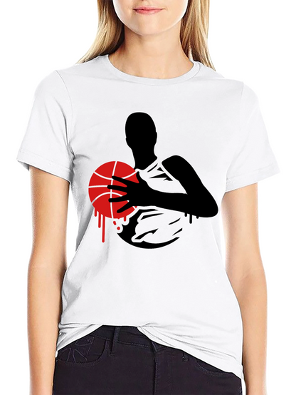 Basketball Silhouette Graphic Tee