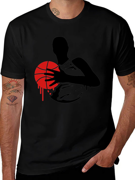 Basketball Silhouette Graphic Tee