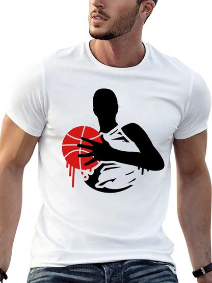 Basketball Silhouette Graphic Tee