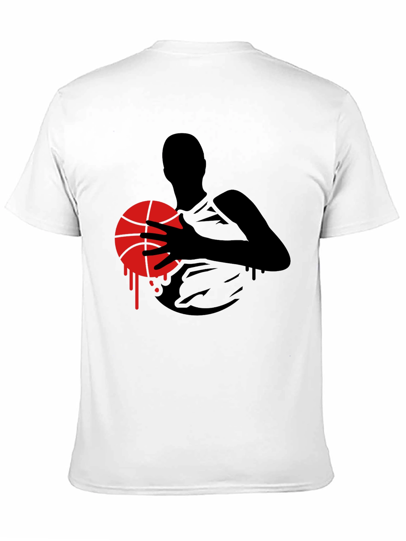 Basketball Silhouette Graphic Tee