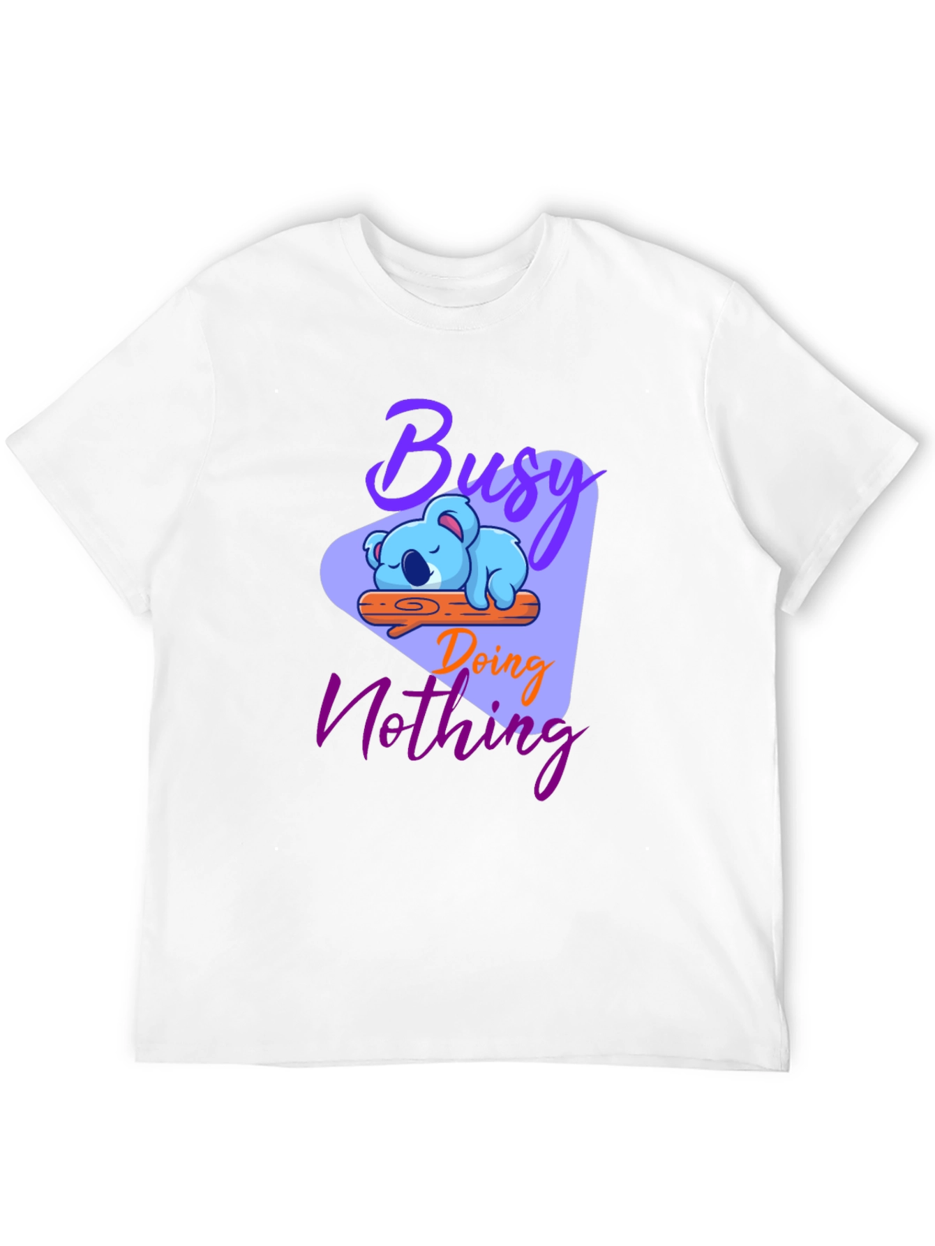 Busy Doing Nothing Koala Graphic T-Shirt