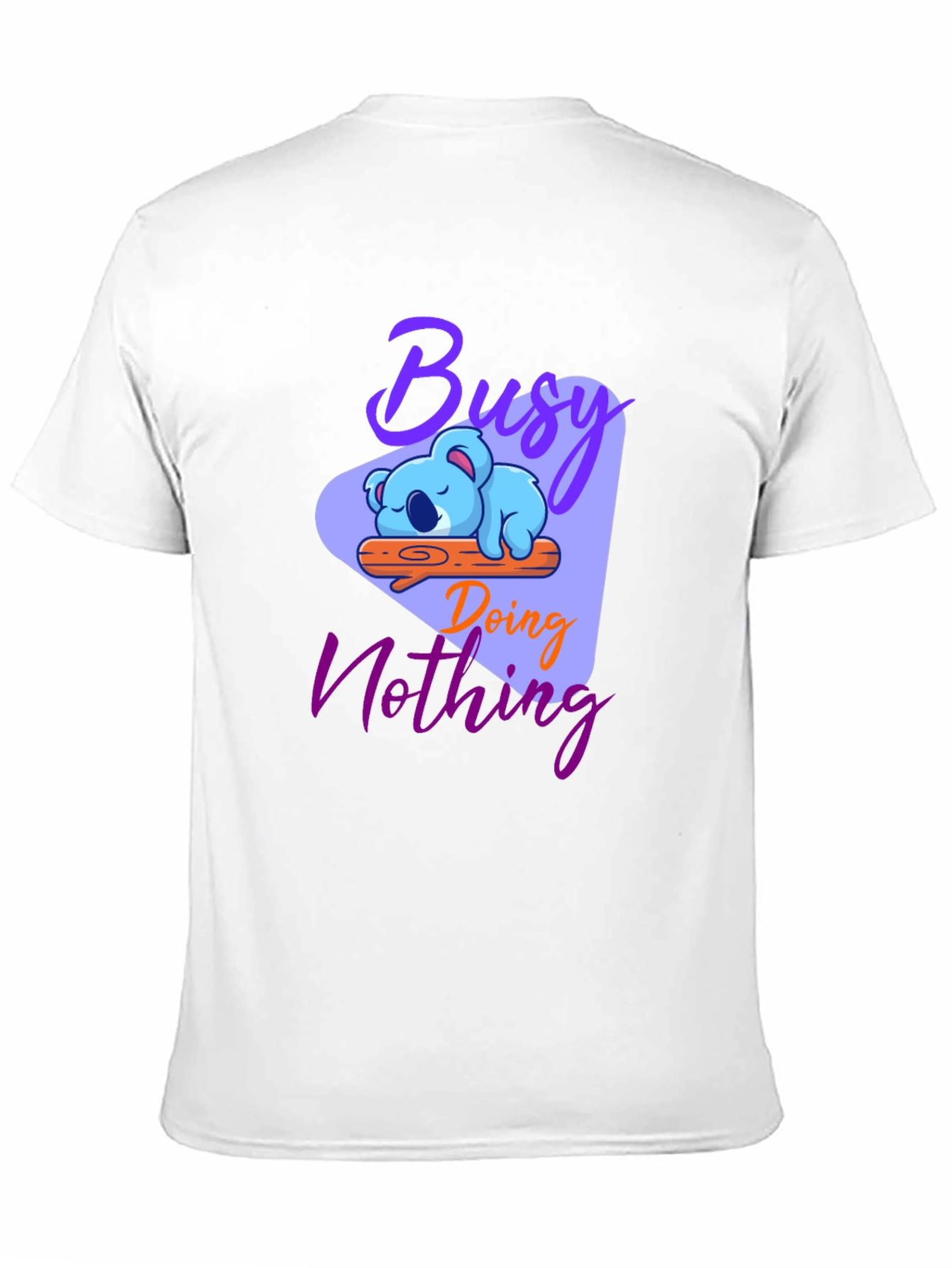 Busy Doing Nothing Koala Graphic T-Shirt