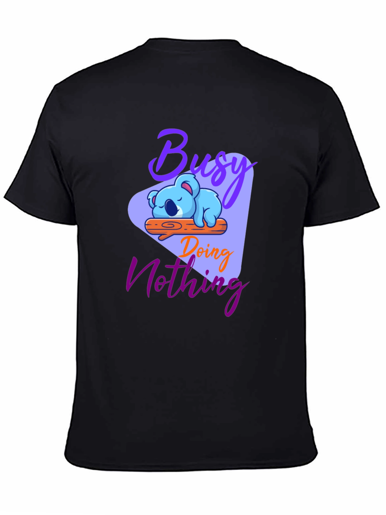 Busy Doing Nothing Koala Graphic T-Shirt