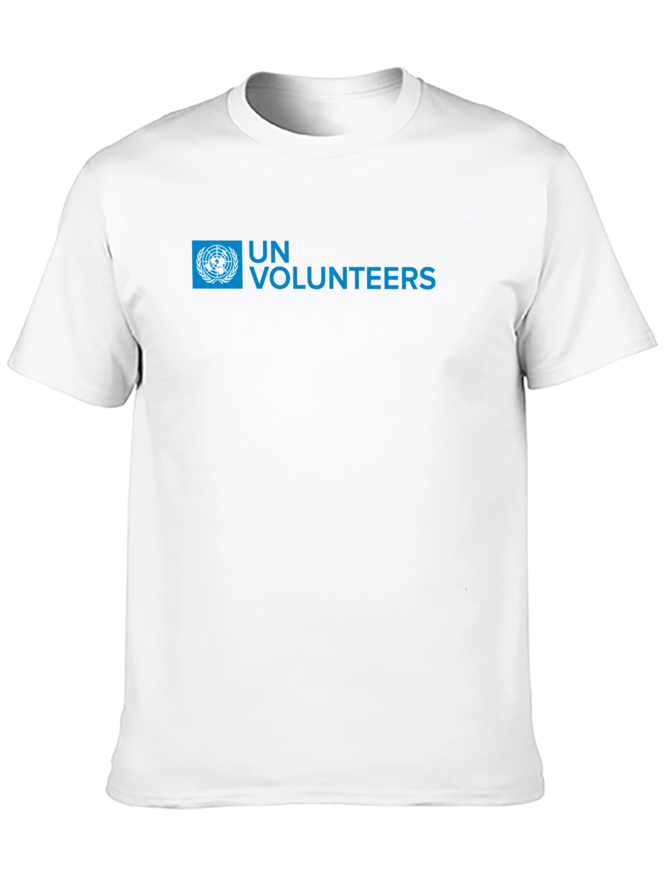 UN Volunteers T-Shirt - Black Crew Neck