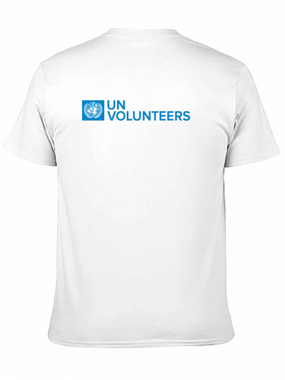 UN Volunteers T-Shirt - Black Crew Neck