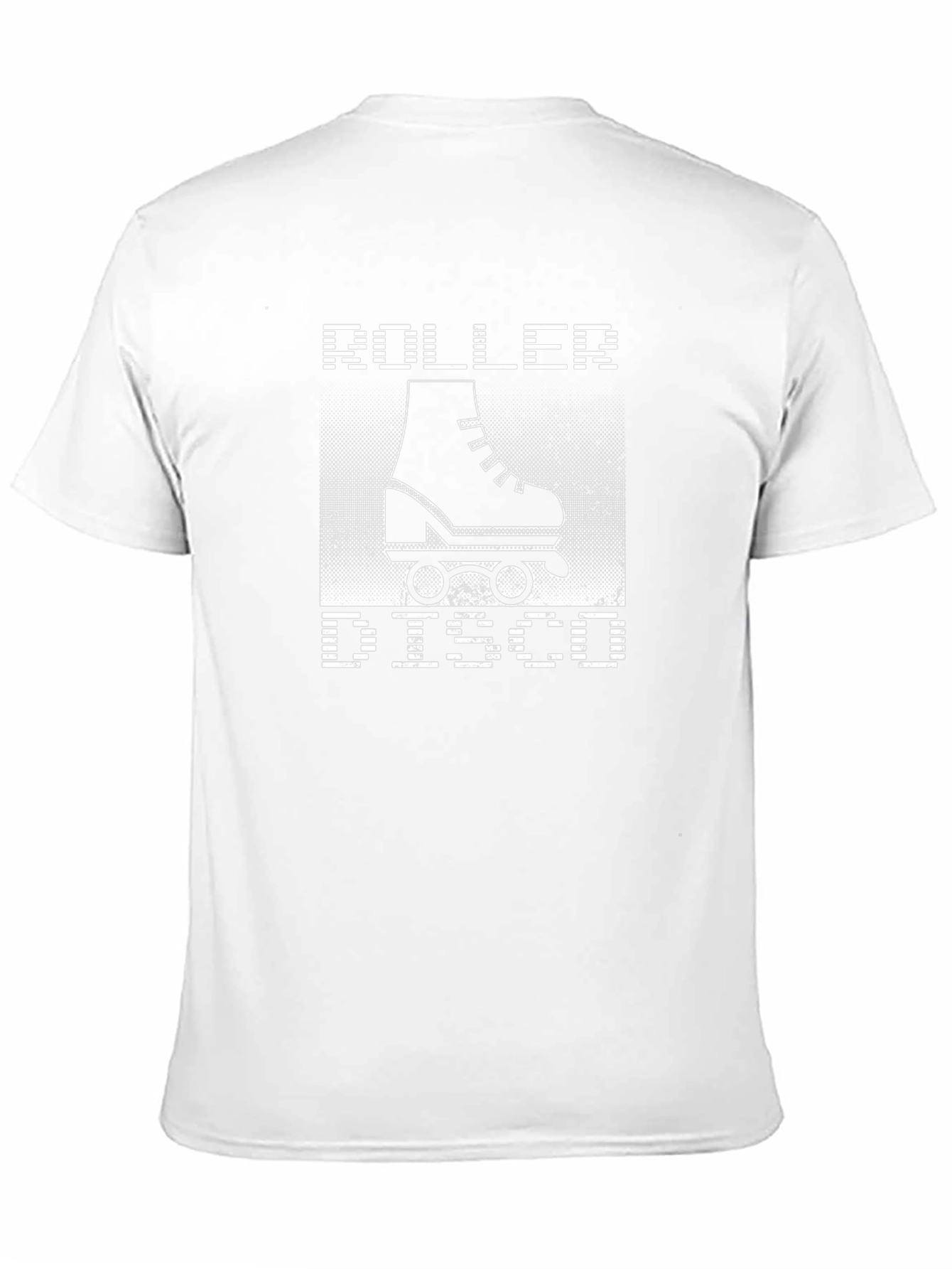 Retro Roller Disco Graphic T-Shirt - Black