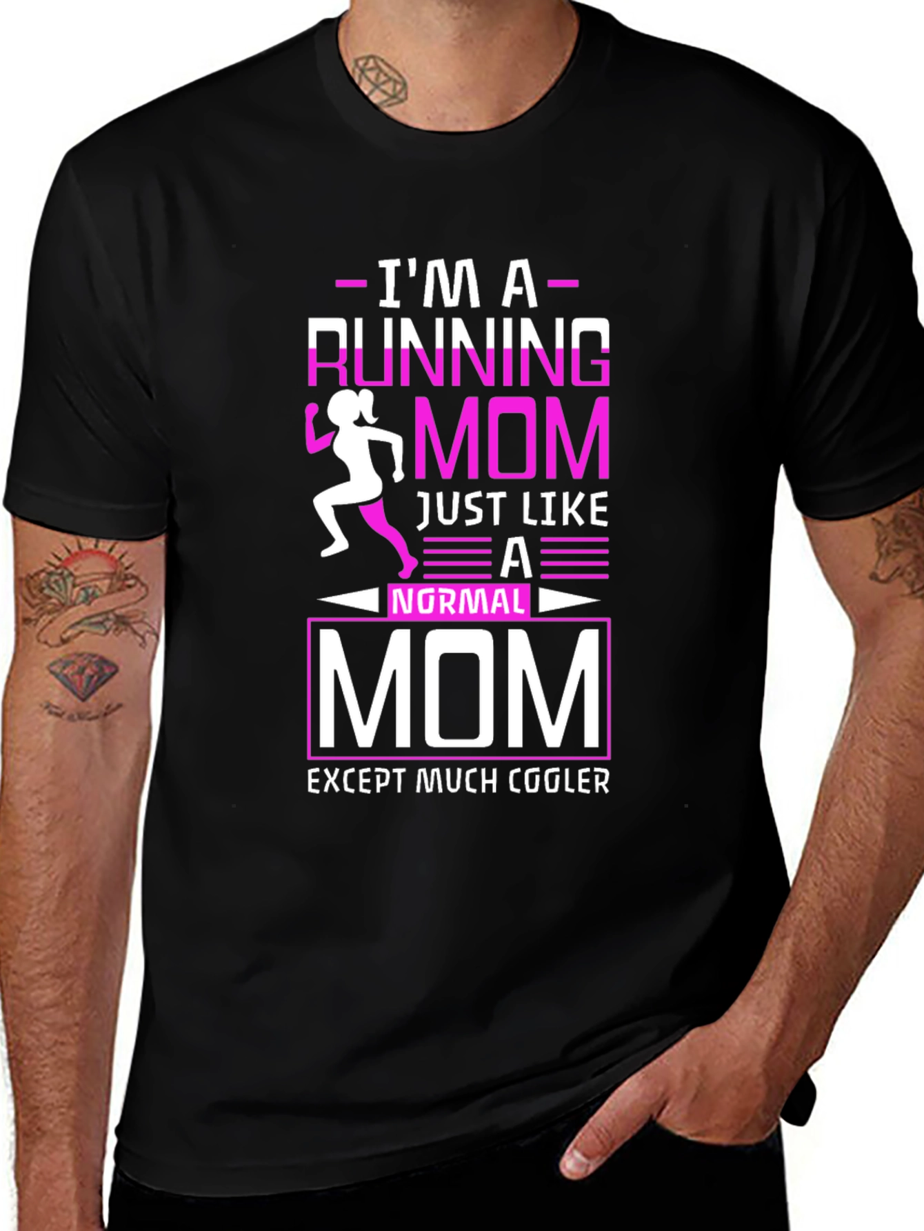 Running Mom T-Shirt - Cool Mothers Run