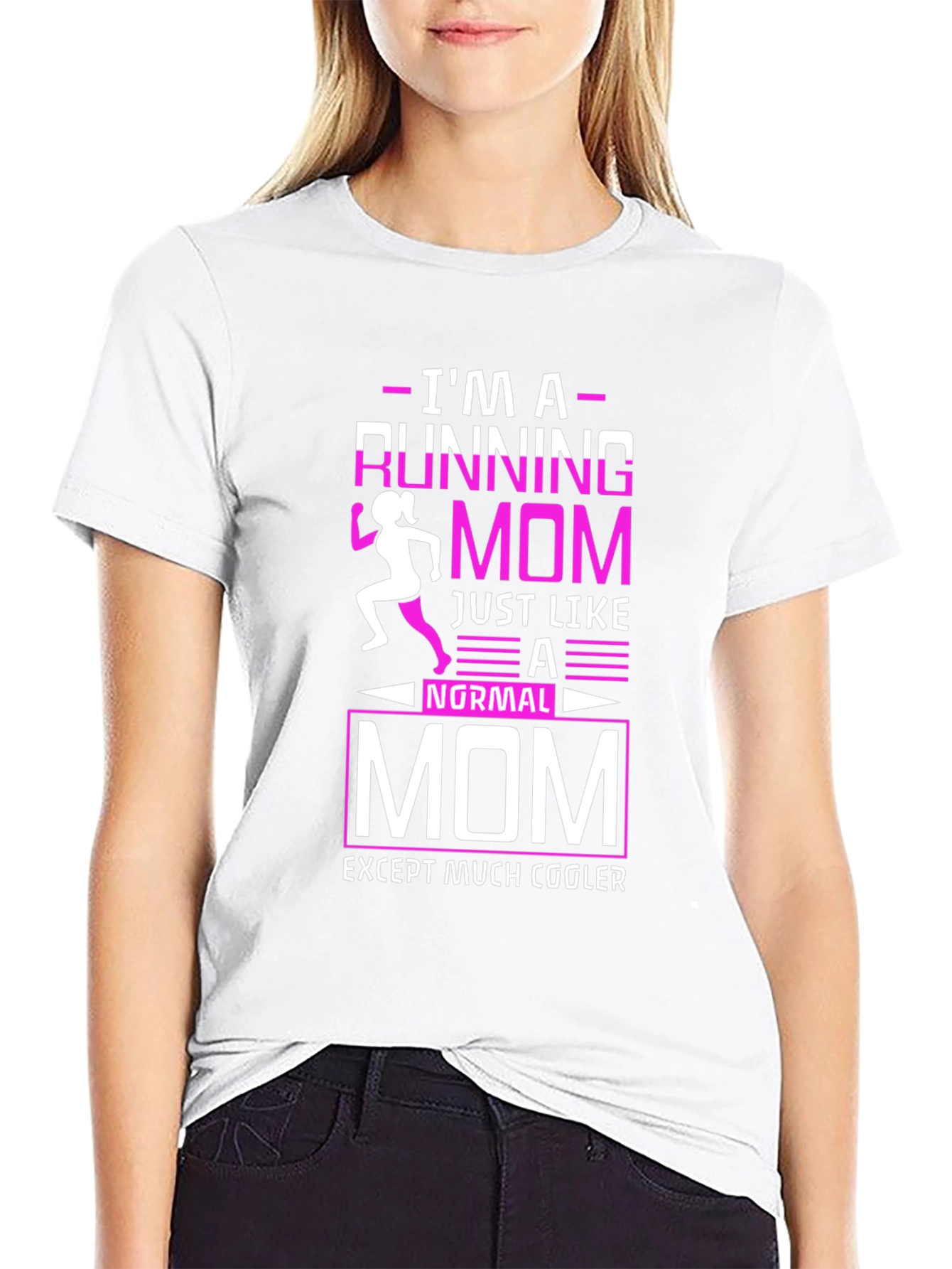 Running Mom T-Shirt - Cool Mothers Run