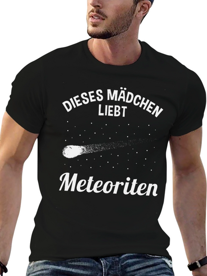 Dieses Mädchen Liebt Meteoriten Graphic T-Shirt