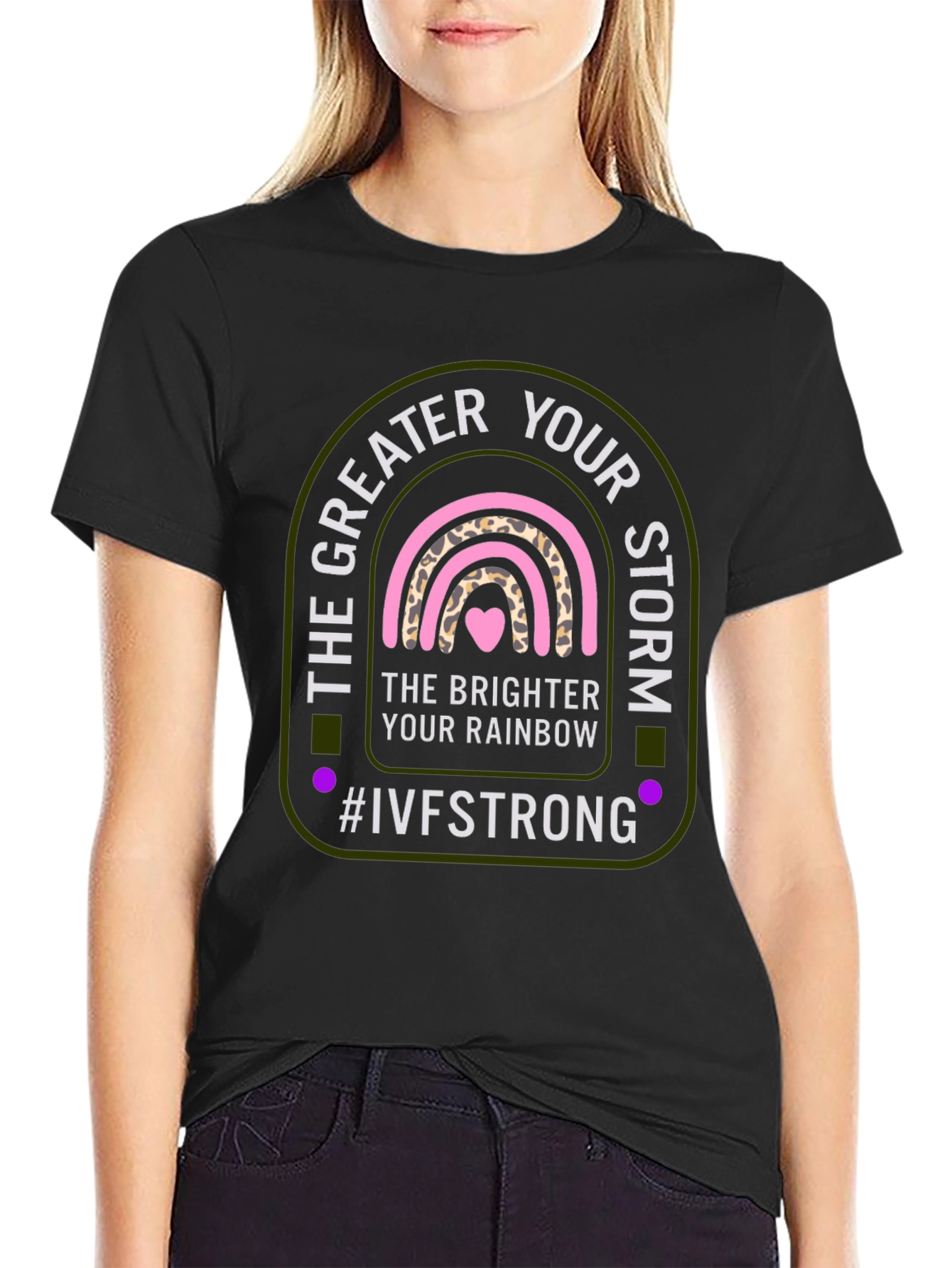 IVF Strong Rainbow Graphic Tee