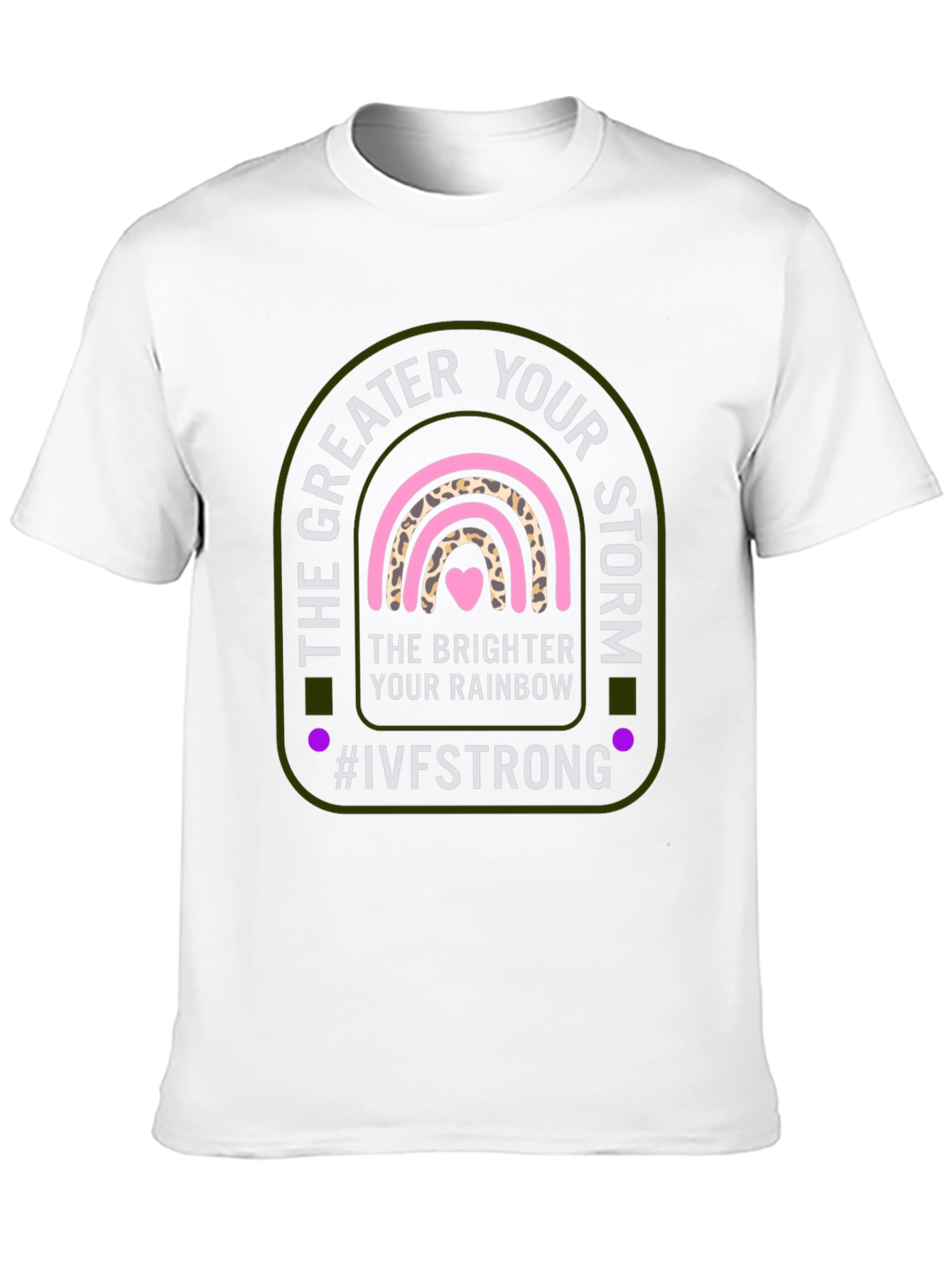 IVF Strong Rainbow Graphic Tee