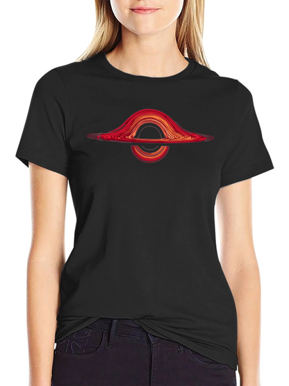 Black Hole Graphic T-Shirt - Science Fashion