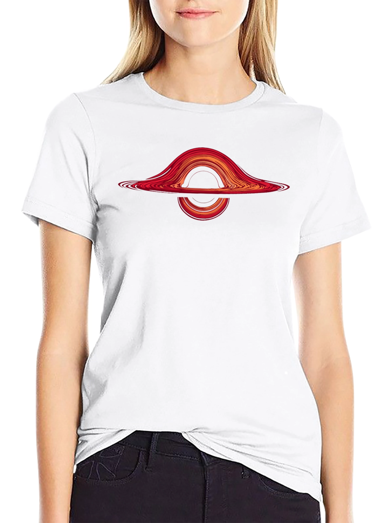 Black Hole Graphic T-Shirt - Science Fashion