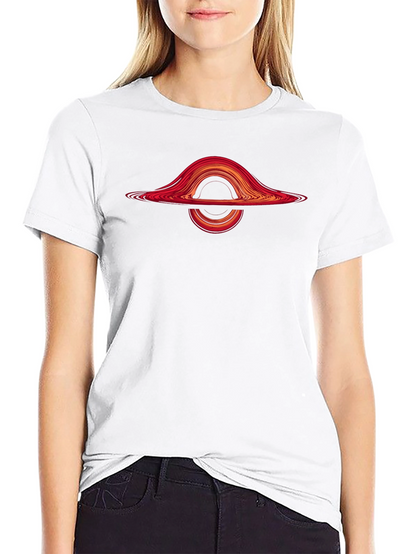 Black Hole Graphic T-Shirt - Science Fashion