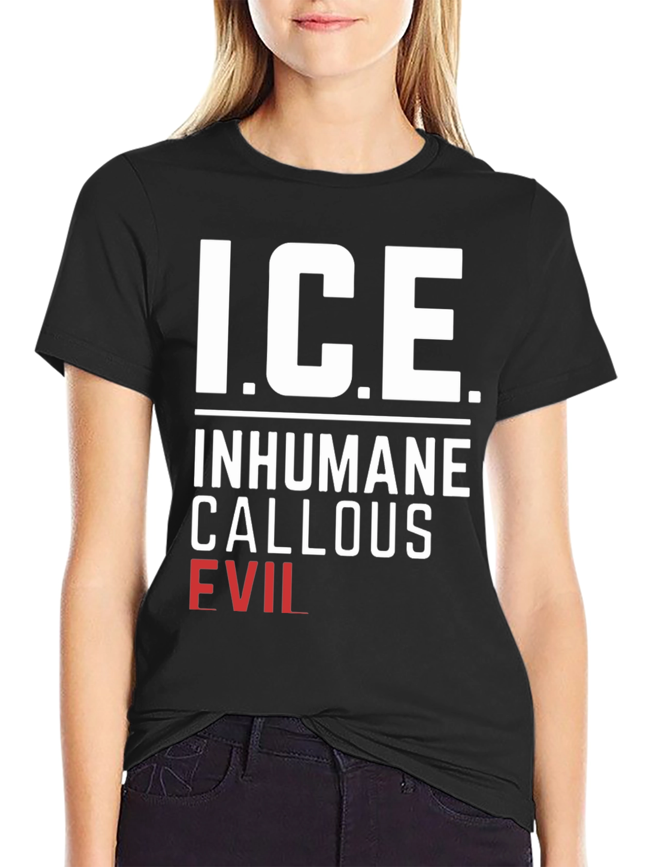 I.C.E. T-Shirt - Inhumane Callous Evil